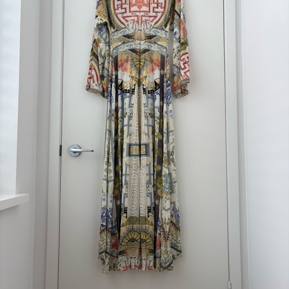 NWOT Camilla Round Echoes of Erhu Maxi Dress S M - Picture 7 of 16